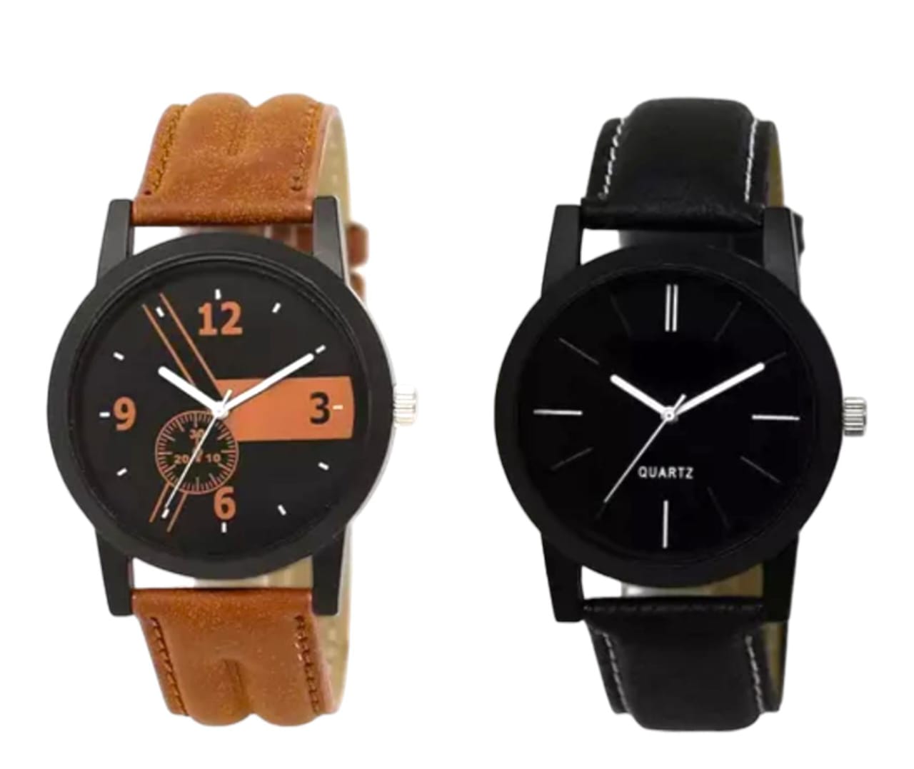 ost Desirable Attractive Latest Analog Watches Combo for Handsome Good Looking Men Pack of  Two 
